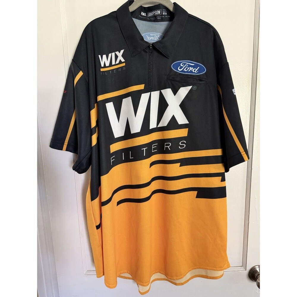 2018 Stewart-Haas Racing WIX Filters NASCAR Team Crew Shirt Simpson XXL Ford